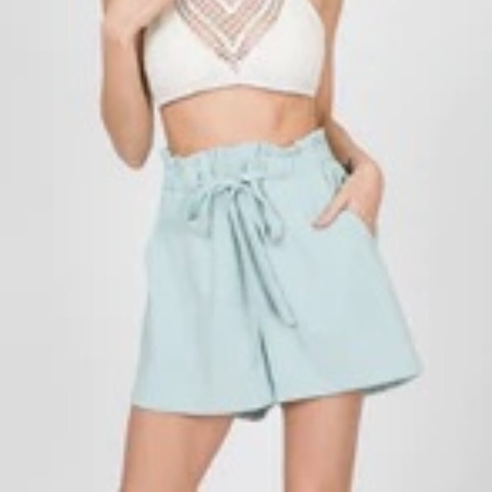 Ruffle Waist Shorts - Picture 3 of 8